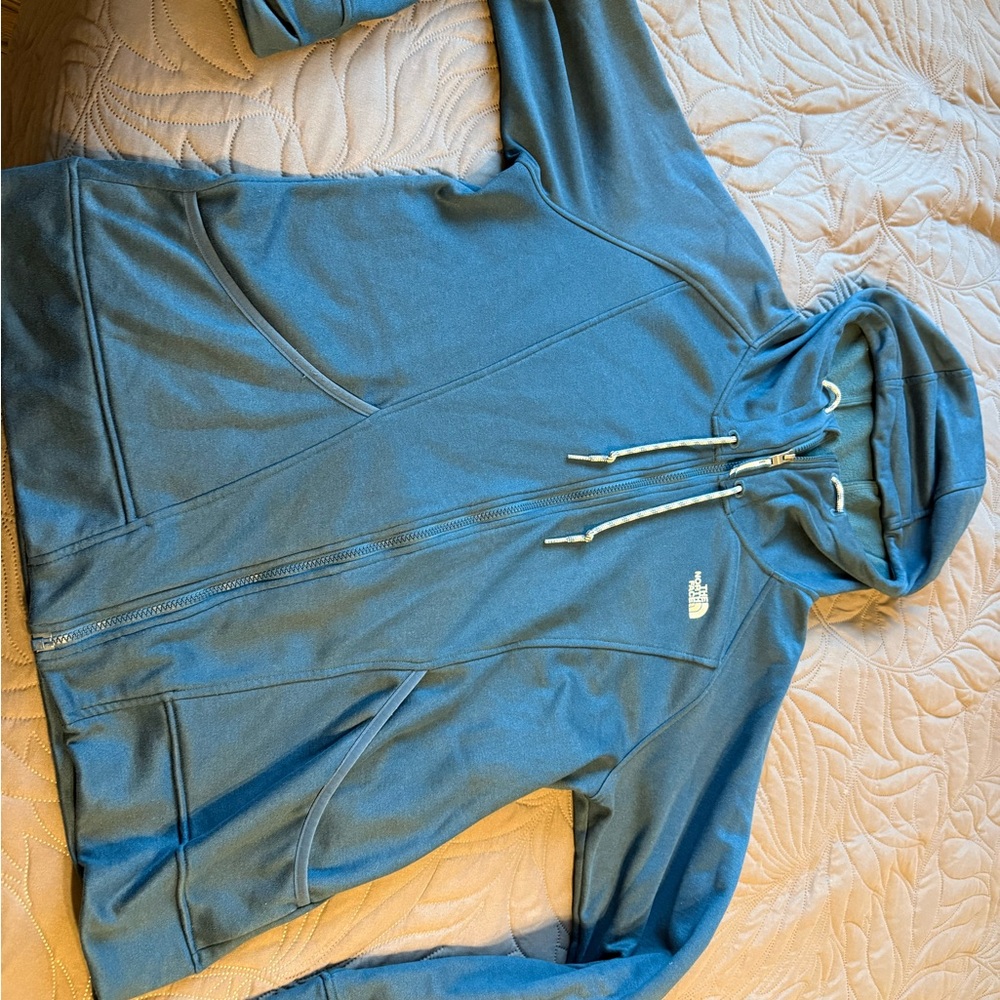 The North Face Teal Fleece Jacket